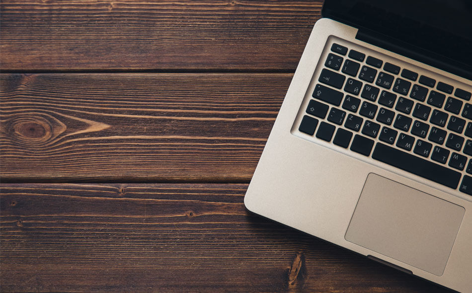 Web Design Laptop on desk